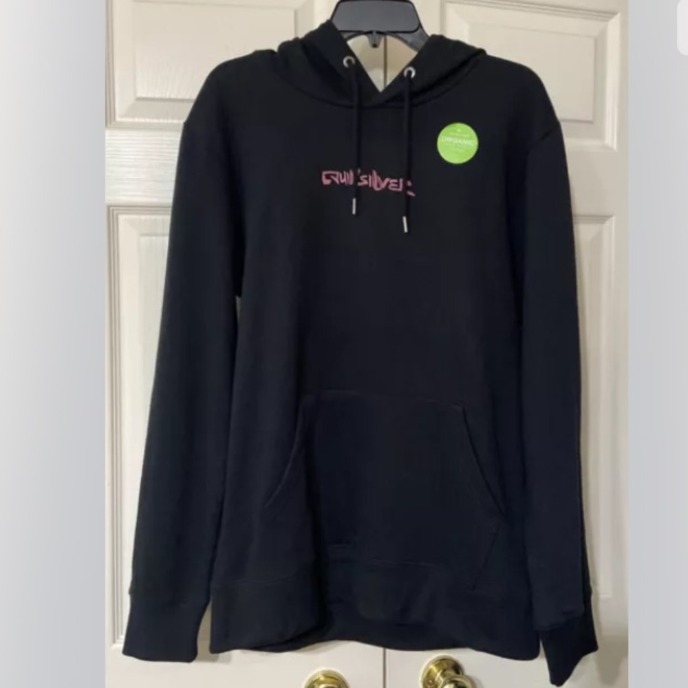 NWT Quiksilver Goodnight Wave Hoodie Black